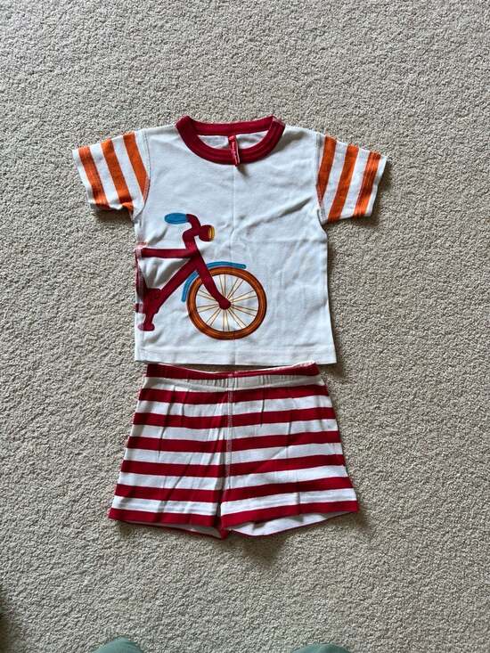 Hanna Andersson Other - Hanna Andersson Bicycle Short Pajama Set Size 100